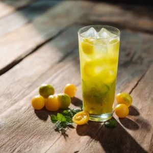 Calamansi drinks 男男做爰猛烈叫床xxxⅹ with fresh citrus juice and mint