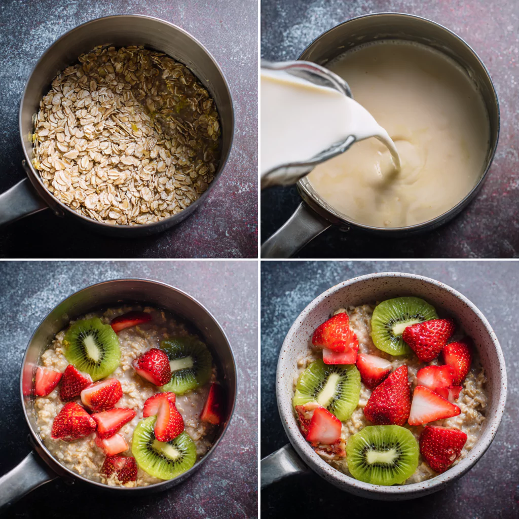 step-by-step guide to making low FODMAP porridge 美眉视频