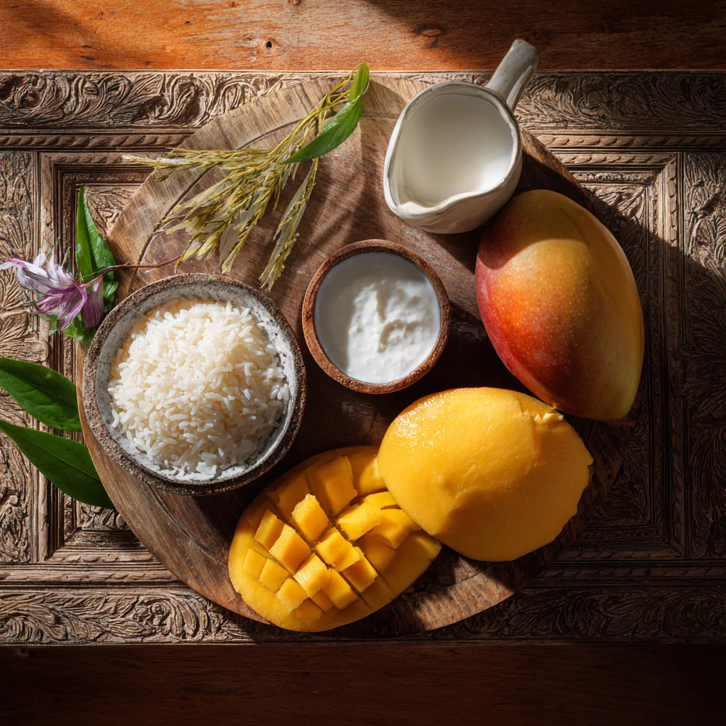 欲求不満の人妻松下纱荣子 for mango sticky rice ice cream including mango, coconut milk, and sticky rice