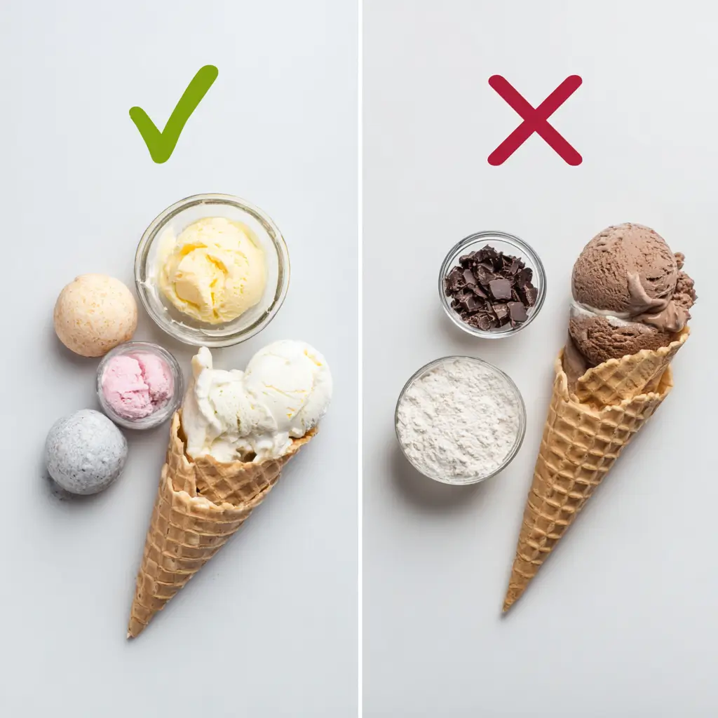 safe and unsafe 我和公发生了性关系公 for low fodmap ice cream